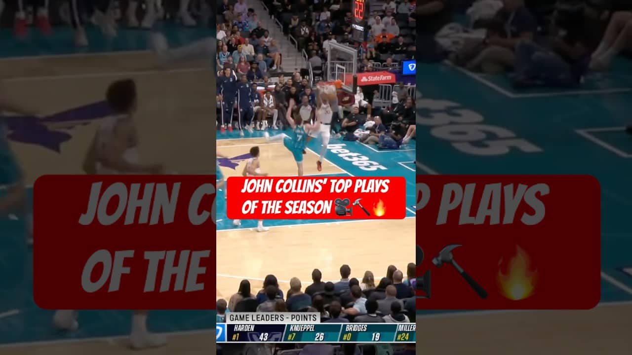 A look back at John Collins’ Top Plays of the Season 🎥 #shorts