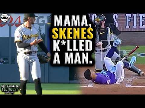 Paul Skenes catches a BODY