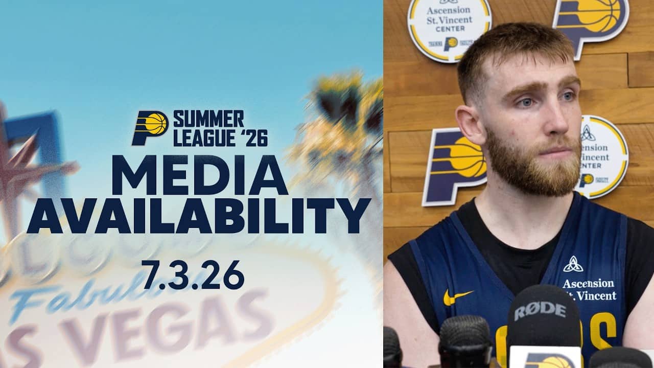 Indiana Pacers Summer League Media Availability | July 3, 2026
