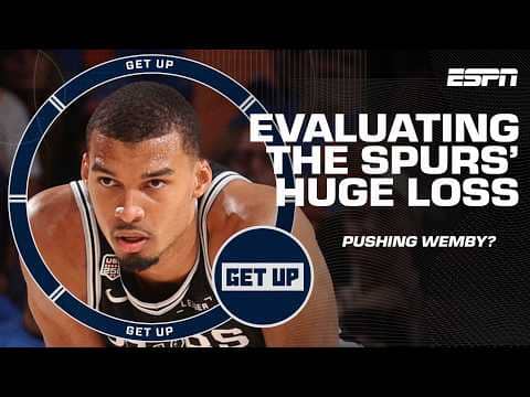 WHO'S TO BLAME for the Spurs' historic loss in Game 4? š Need to PROTECT Wemby?! | Get Up