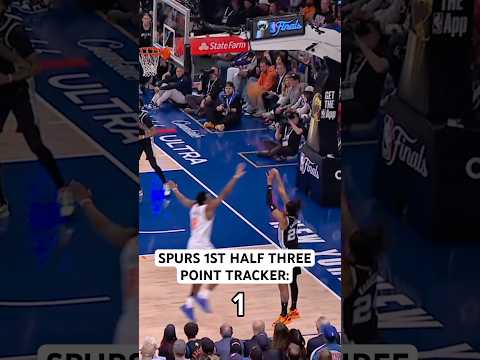 Spurs were on fire in the first half of Game 4 of the NBA Finals