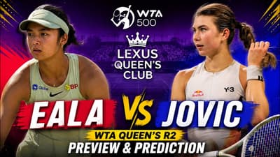 Alex Eala vs Iva Jovic | WTA Queen’s Round 2 | Preview & Prediction
