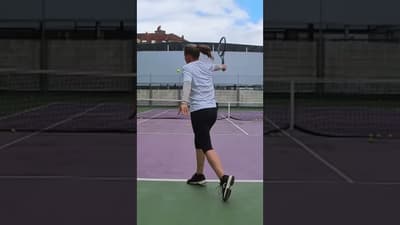 Use the strongest parts of your body to generate power #tennis
