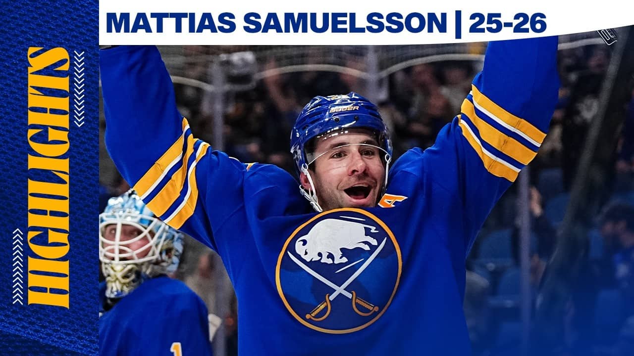 Goal Scorer, Mattias Samuelsson 🚨 | 2025-26 Season Highlights