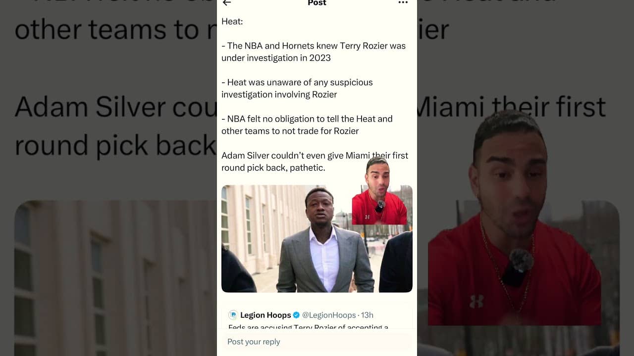 The NBA SCREWS the Miami Heat again! π€¦π½ #nba #fyp #shorts #terryrozier
