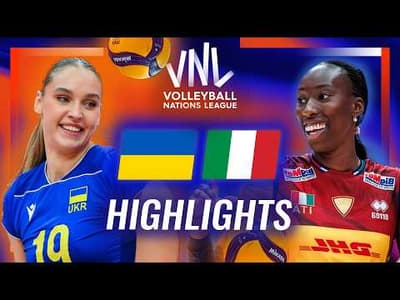 Ukraine 🇺🇦 vs. Italy 🇮🇹 - Highlights | Week 3 | Women's VNL 2026