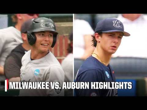 20+ RUNS šæ Milwaukee Panther vs. Auburn Tigers | Full Game Highlights | ESPN College Baseball