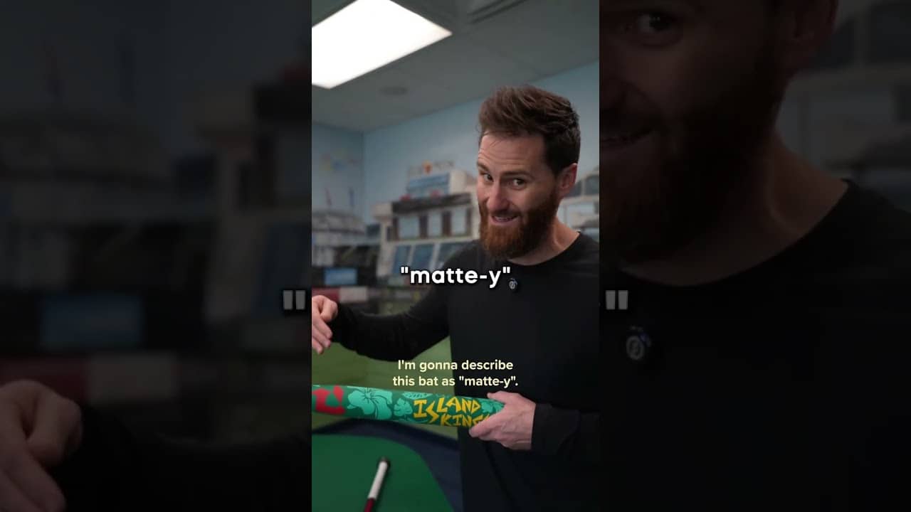 Have you ever felt a "matte-y" bat?