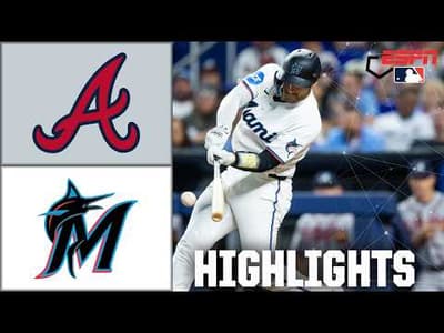 MASHING MARLINS 💥 Atlanta Braves vs. Miami Marlins | Full Game Highlights | ESPN MLB