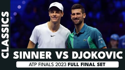 WORLD-CLASS Djokovic vs Sinner Final Set 🍿 | Nitto ATP Finals 2023