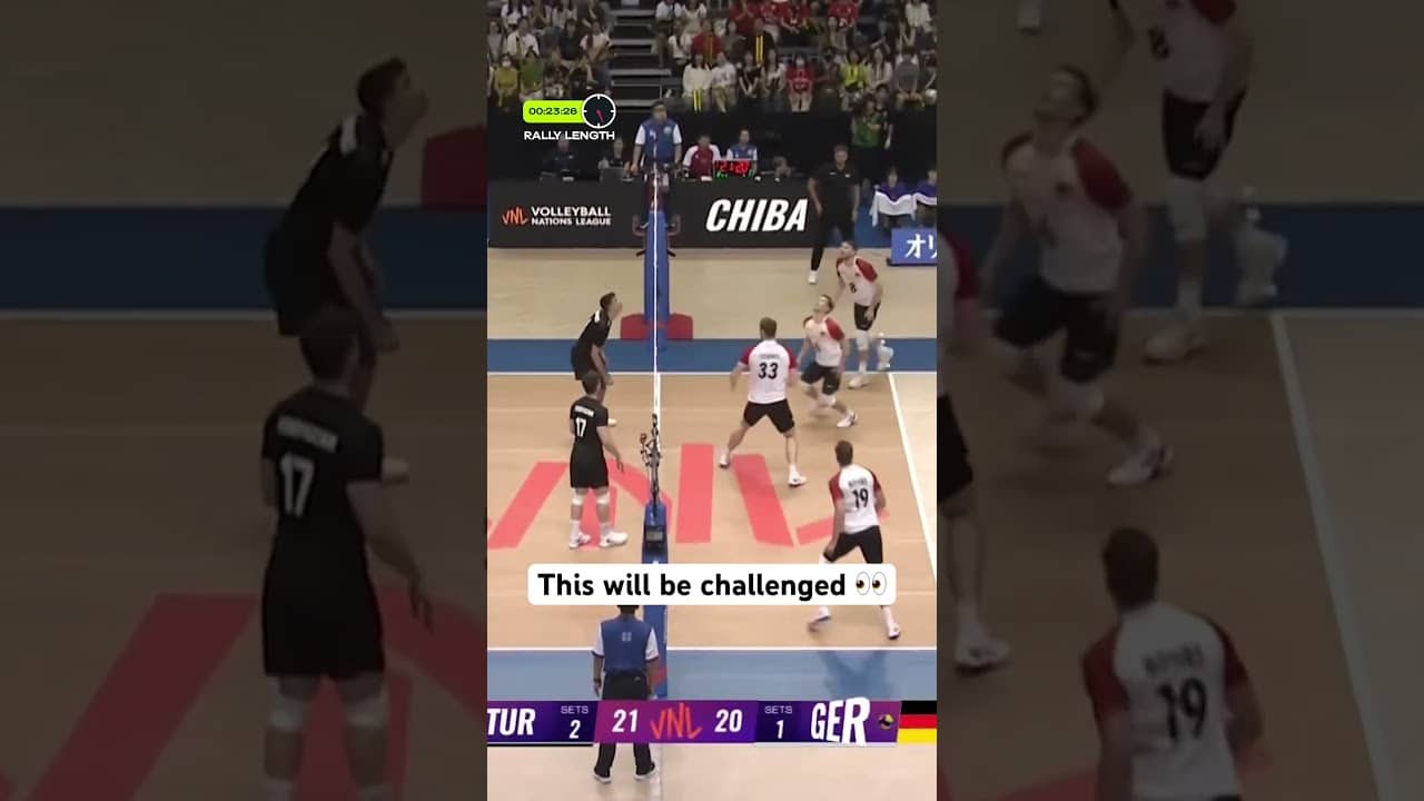 How do you receive this serve?! π€― #volleyballworld #volleyball #rally #vnl #turkey