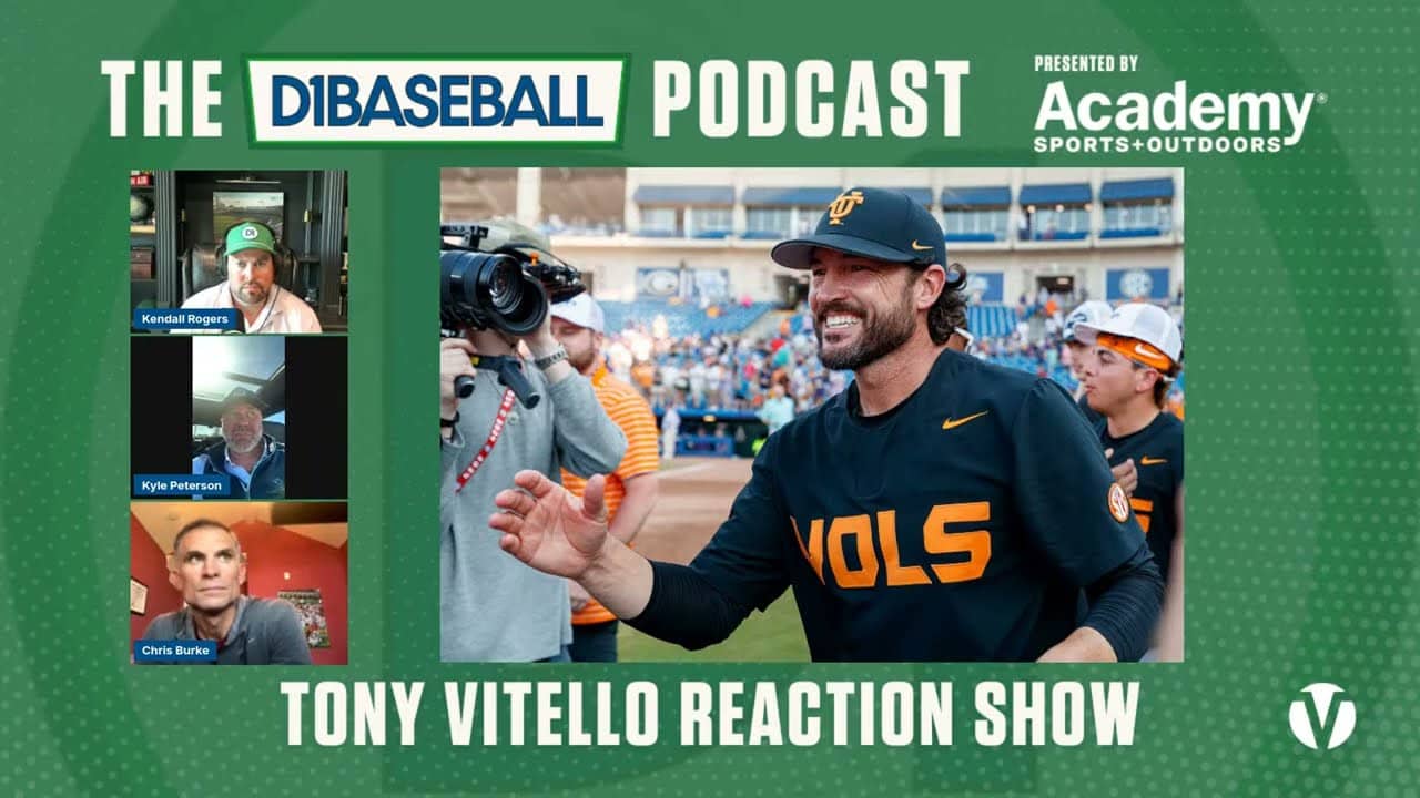 The D1Baseball Podcast: Reacting to Tony Vitello's Move From Tennessee to MLB