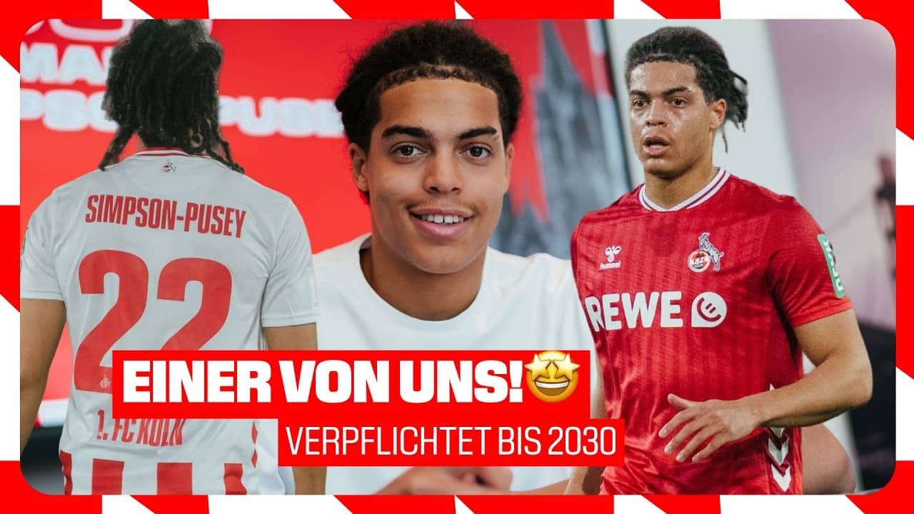 Manchester City-Talent BLEIBT! 🤩 | Simpson-Pusey im Interview | 1. FC Köln