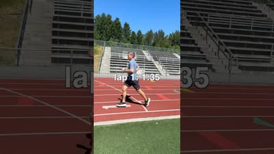 Can my dad run a mile PR?