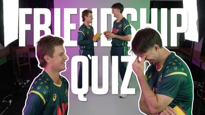 'He's not going to make it': Zampa & Marsh test the friendship