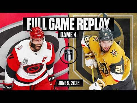 FULL GAME REPLAY: Hurricanes vs Golden Knights | Game 4 | 2026 Stanley Cup Final