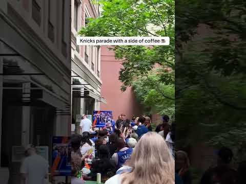 Is it time to drink your morning coffee or watch the Knicks parade? š½āļø