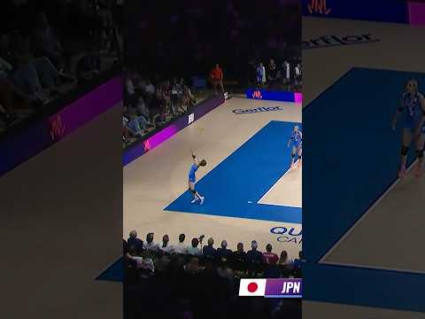 Genius setter move! ๐ง ๐ฏ๐ต #VNL26 #volleyball #volleyballworld #japan #setter