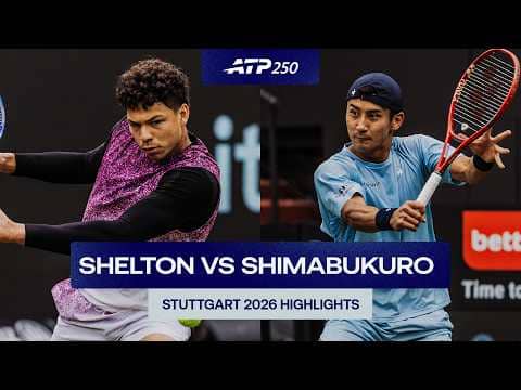 Ben Shelton vs. Sho Shimabukuro Highlights | Stuttgart 2026 Quarter-Final