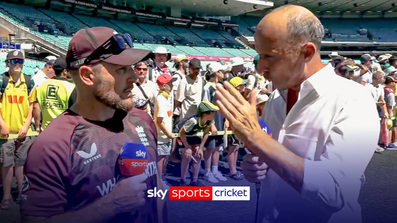 "I take offence to that, Nas!" 👀 Nasser's hard-hitting interview with Brendon McCullum
