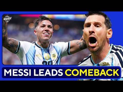 THE GREATEST COMEBACK EVER! 🇦🇷 Leo Messi Saves Argentina vs. Egypt
