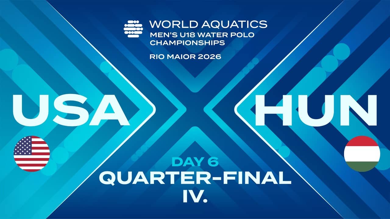 USA vs HUN | Quarter-Final 4 | Day 6 | World Aquatics Men's U18 Water Polo Championships 2026