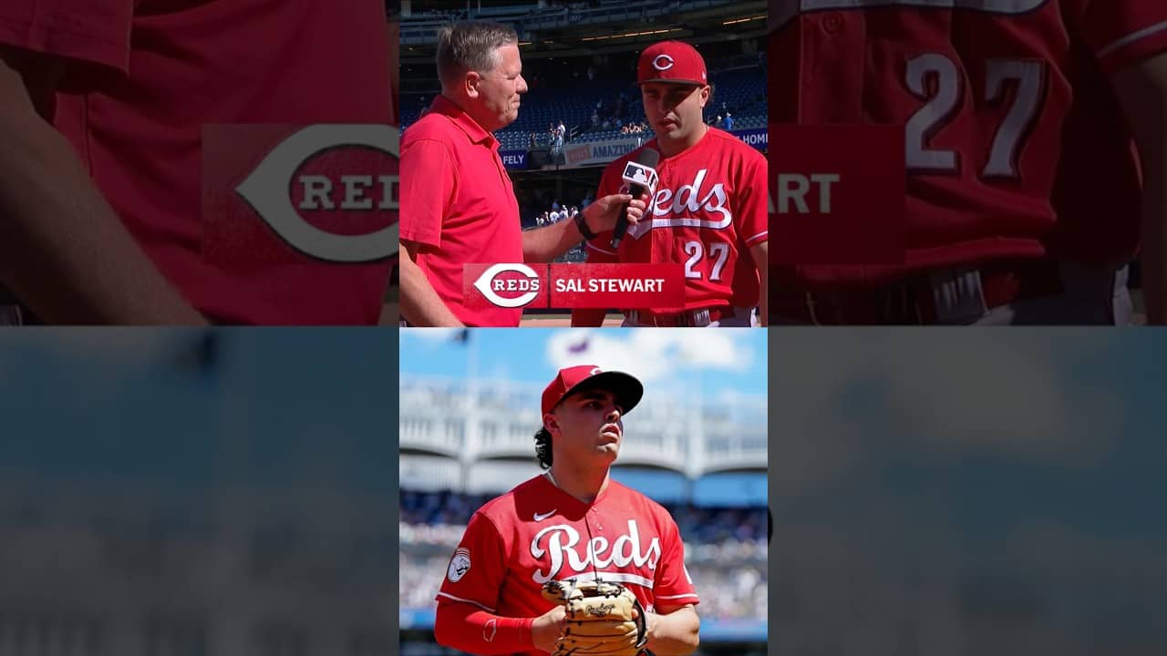 "This Is A Dream Come True" -Sal Stewart #Reds