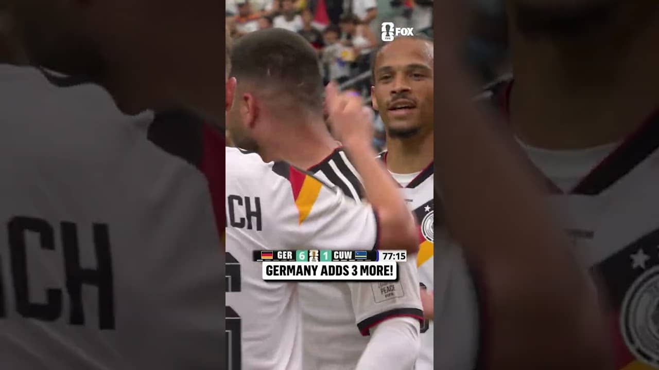 The goals kept coming for Germany 🇩🇪