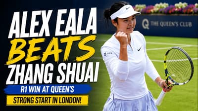 Alex Eala beats Shuai Zhang in Queen's Round 1 to set up Iva Jovic clash: Post-match reaction