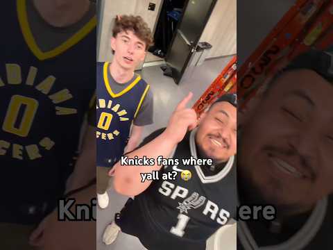 We not scared of Knicks fans ๐ญ @Whrisss @TheJohnCorner2