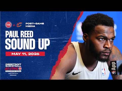 Round 2 Game 4: Post-Game Press Conference: Paul Reed | Pistons vs. Cavs | 05.11.26