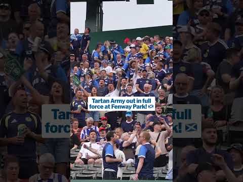 Tartan Army out in full force at Fenway Park! 🏴