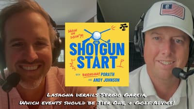 PGA Tour schedule debates, Sergio Garcia’s disastrous meal choice, & Golf Advice | The Shotgun Start