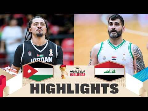 Jordan 🇯🇴 v Iraq 🇮🇶 | Highlights | FIBA Basketball World Cup 2027 Asian Qualifiers