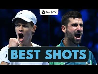 Jannik Sinner vs Novak Djokovic BEST SHOTS From Their Rivalry 🍿🤯
