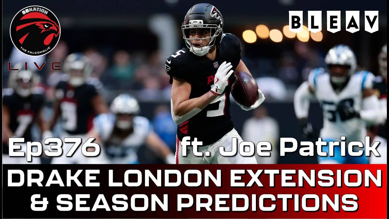 Drake London extension and Falcons season predictions ft. Joe Patrick: Falcoholic Live, Ep376