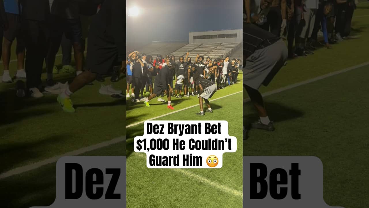 Dez Bryant Bet Him $1,000 He Couldn’t Guard Him 😳