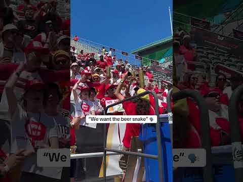 The Beer Snake is starting early at the United Bowl π
