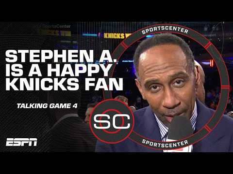 Stephen A. CAN'T BELIEVE the Knicks pulled off the Game 4 comeback vs. the Spurs š² | SportsCenter