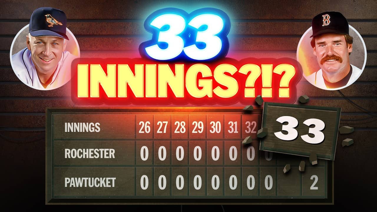The game that wouldn’t end (Longest baseball game ever INSANE true story!)