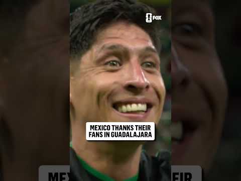Mexico applaud the Guadalajara faithful after clinching the group π²π½