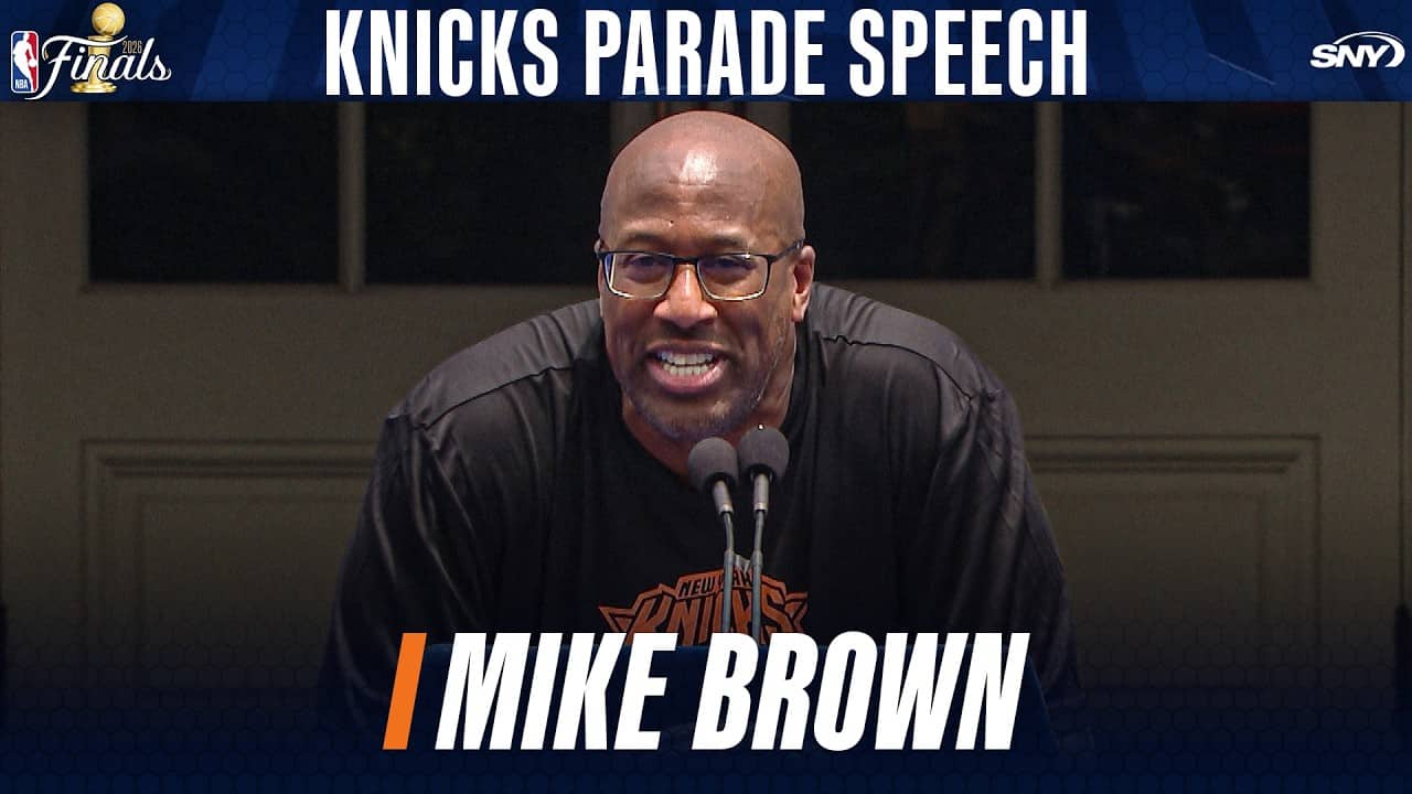 Mike Brown Knicks Championship Parade Full Speech