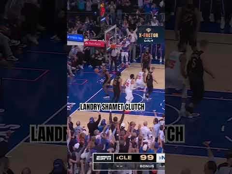landry shamet was there when we needed him 😤 #nba #nyknicks #nbaplayoffs #landryshamet